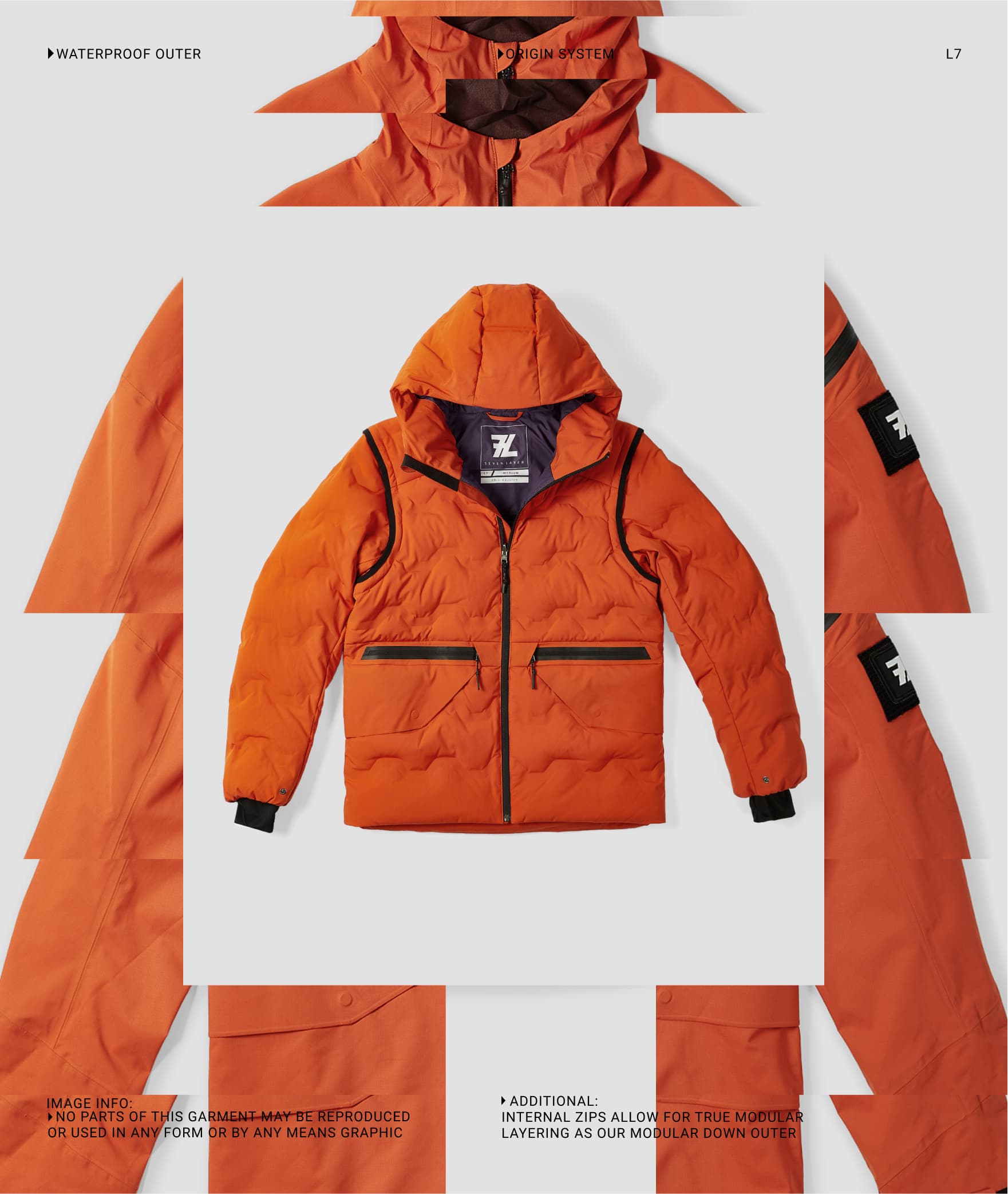 Seven Layer Orange Jacket